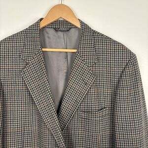 VTG Jefferson of Richmond Wool Hounsdooth Sports Coat Jacket Crafted in USA 43L